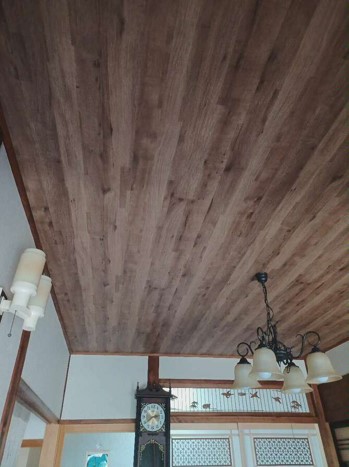 三重県名張市　天井クロス工事