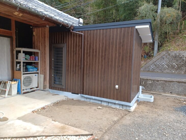 伊賀市　水廻り離れ建て替え工事